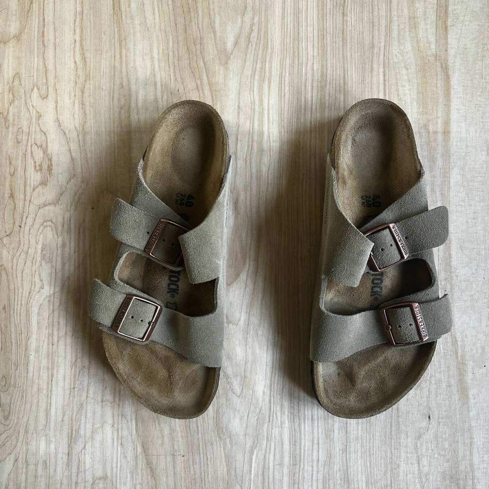 Birkenstock Arizona Taupe Suede EU 40 Standard
